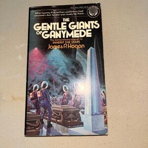 💙 The Gentle Giants of Ganymede Paperback Book First Edition